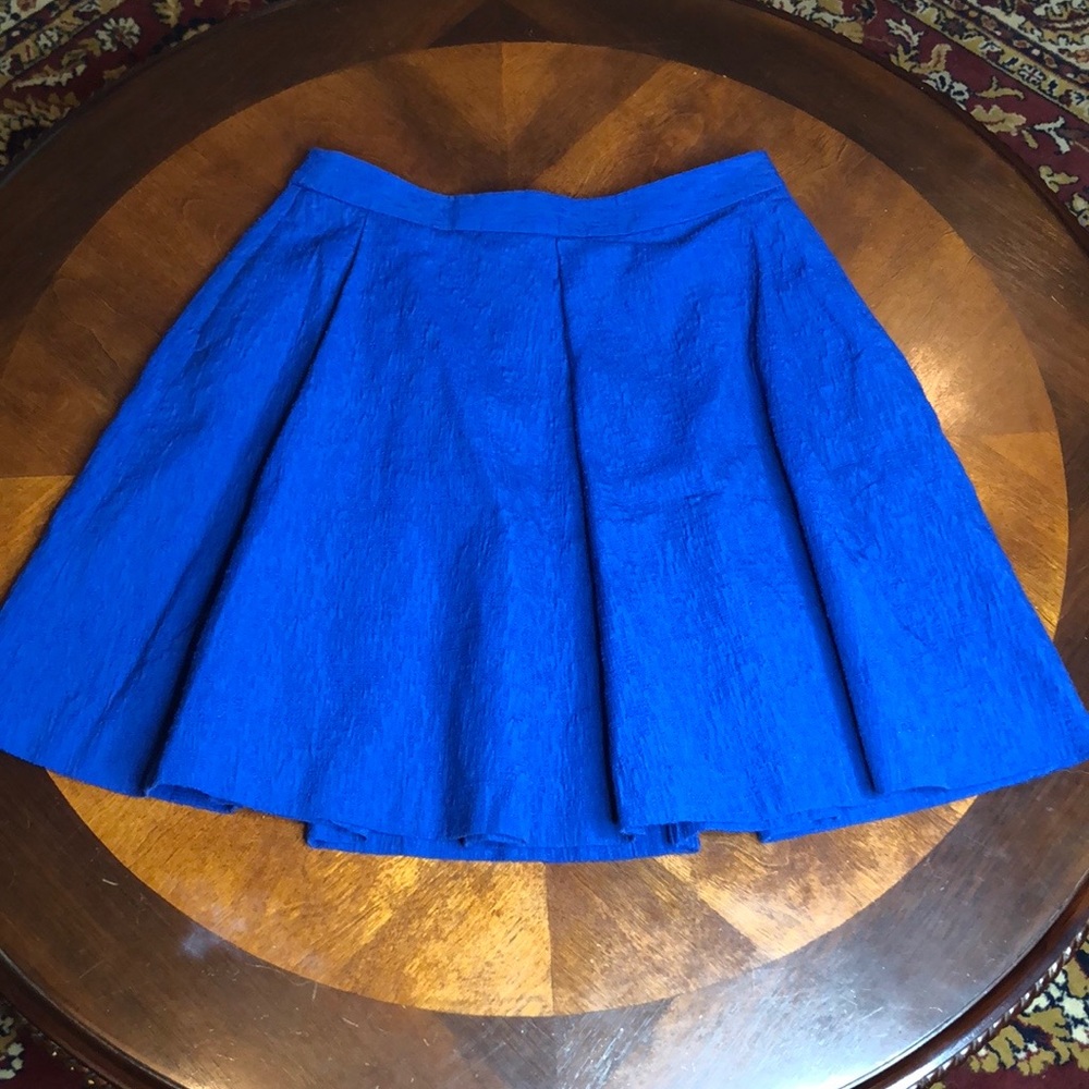 Brooks Brothers Red Fleece Royal Blue Circle Skirt